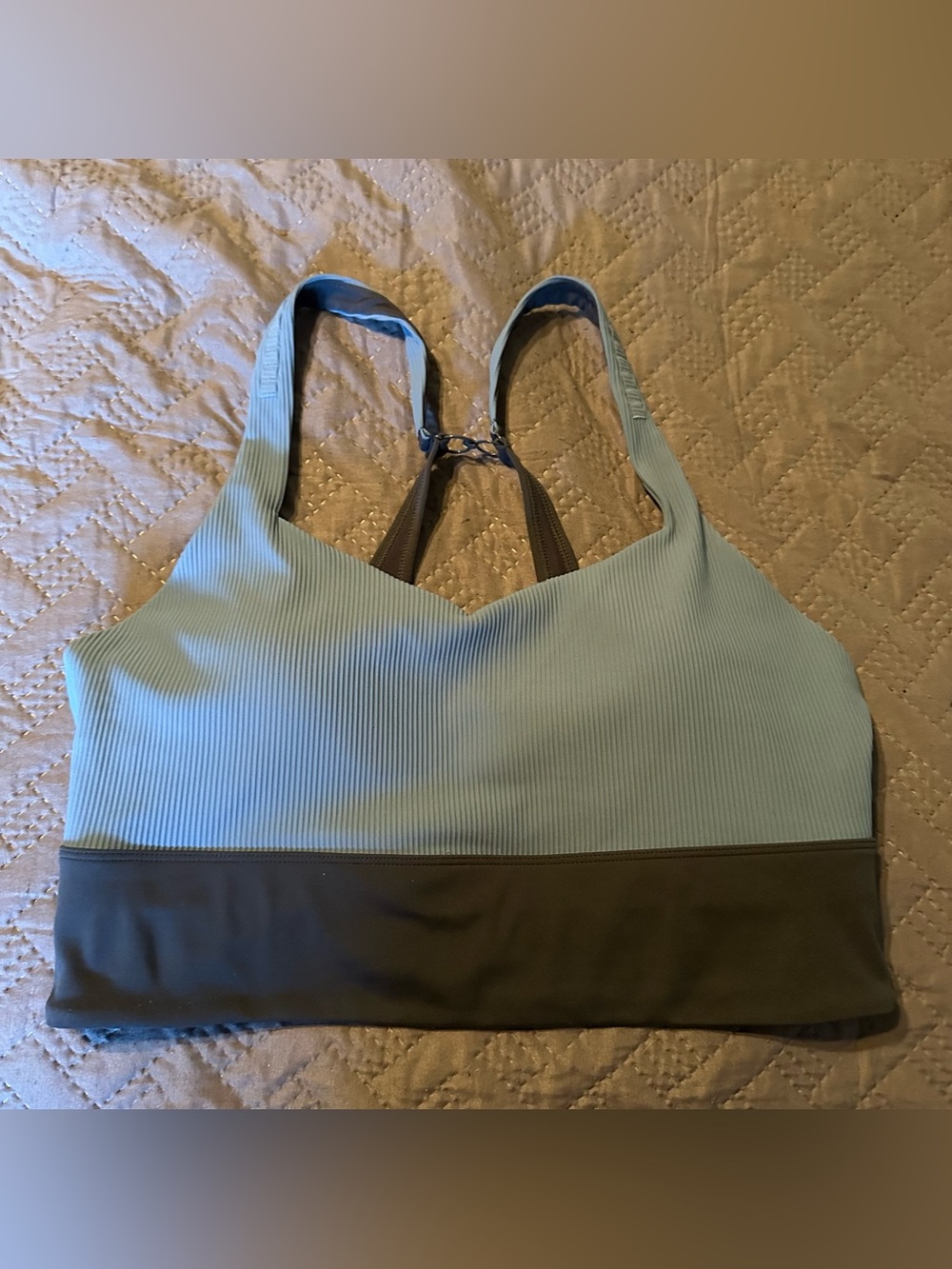 ZYIA Storm parallel luxe adjustable sports bra.